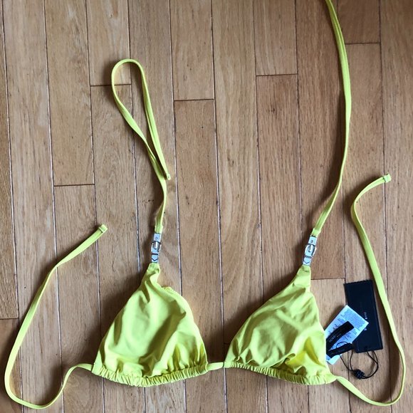 Brand New BCBG Women's 2-piece yellow string bikini - Picture 9 of 14